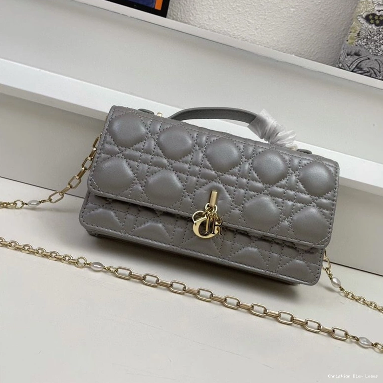 Cheap Bag Lambskin Miss Handle Top Dior Cannage Grey Mini 0731 Luxury
